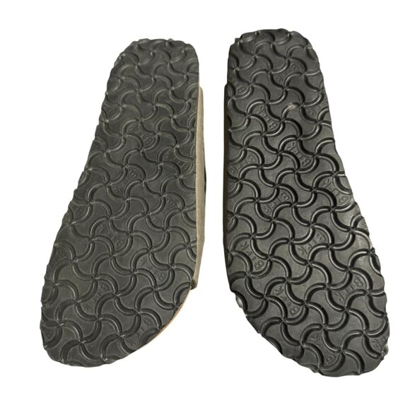 Birki's by Birkenstock Marseille Sandal In Stone Birko-Flor Narrow Fit, Size 38 - Picture 8 of 10